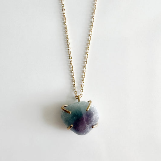 Fluorite Amulet Necklace