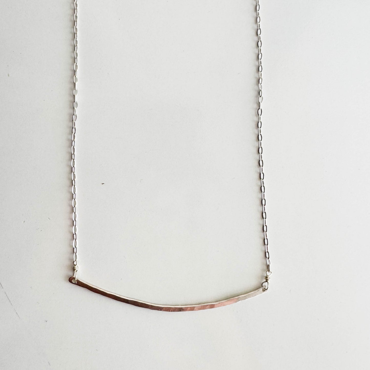 The Sterling Silver Bar Necklace